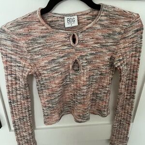 BDG Multicolor Ribbed Women's Top
